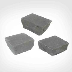 Kandla grey 100x100mm sandstone cobbles 40-60mm depth