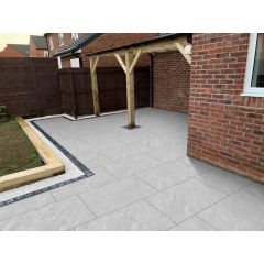 Porcelain Paving - Quartz Grey  900 x 600mm (PRICE PER SLAB)