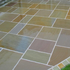 Indian Sandstone Raj Blend in 4 mixed sizes (Sold per M2)